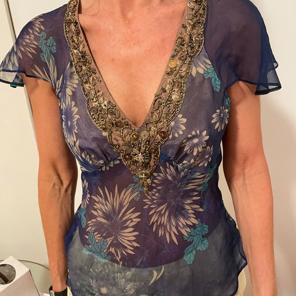 Beautiful Silk Blouse by Bergdoff Goodman